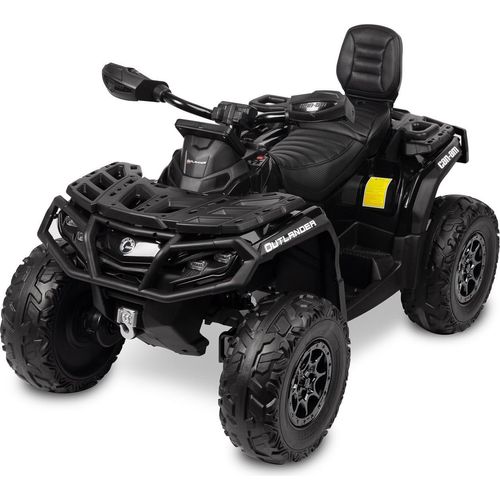 TOYZ, Elektroauto Kinder, Fahrzeug Kinder Outlander, Rutscherfahrzeug, Schwarz