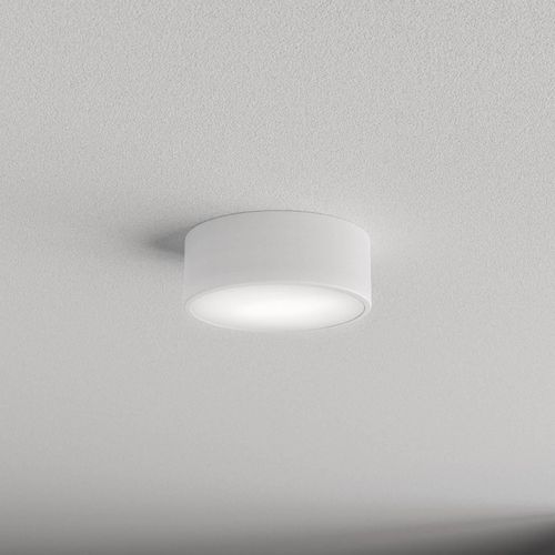 Deckenlampe Cleo 200, weiß, Sensor, IP54, Ø 20 cm, Metall