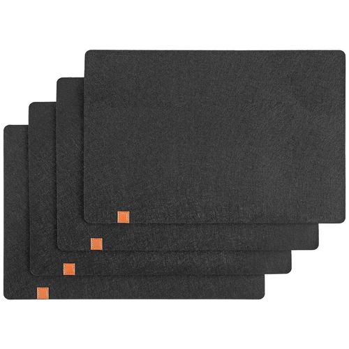 Justinus Tischset Life Style , Schwarz , Textil , 45x30 cm , Wohntextilien, Tischwäsche, Tischsets