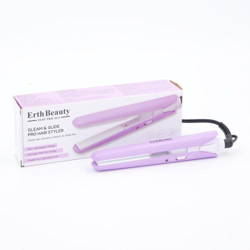 Lilafarbenes Gleam & Glide Glätteisen