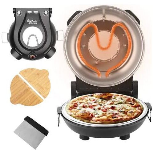 Elektropizzaofen, 1200 W -Ofen in 4 Minuten Pizza, 31 cm feuern