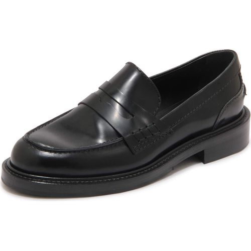 L8372 Mocassino Donna Guglielmo Rotta Woman Leather Loafer Black