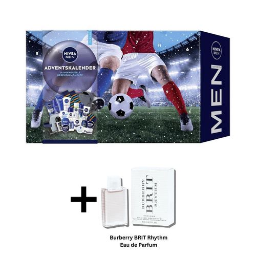 NIVEA MEN Adventskalender 2025 – Pflegeprodukte, Duschgel, Rasierschaum, Gesichtspflege für Mann, Männer, Herren, Weihnachten Kalender ( Wert 220 )