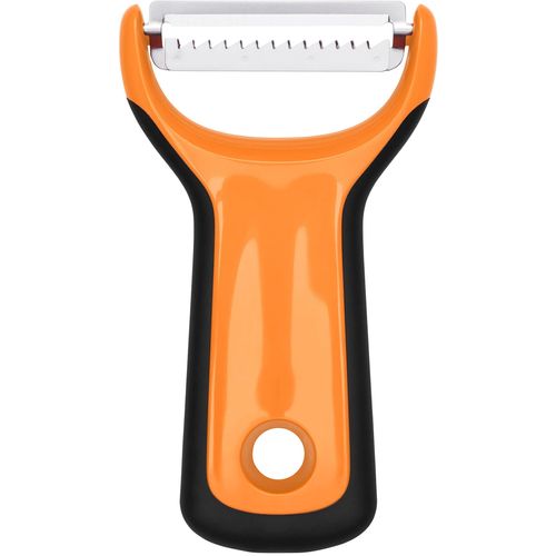 Julienneschneider OXO GOOD GRIPS "Schäler / Peeler", orange (orange, schwarz), Edelstahl, Küchenschneider, mit Julienne-Funktion