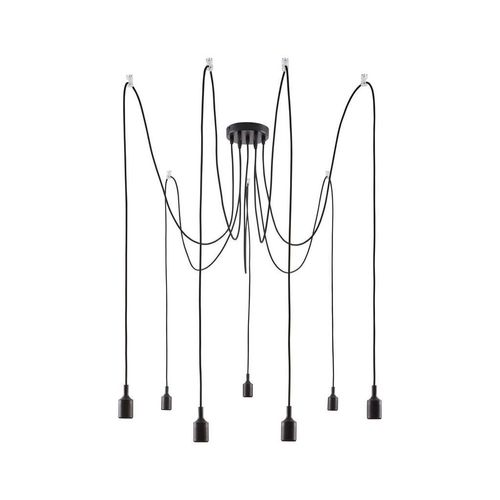 Paulmann Hängeleuchte , Schwarz , Metall , 200.0 cm , LED-Leuchtmittel austauschbar , Lampen & Leuchten, Innenbeleuchtung, Hängelampen