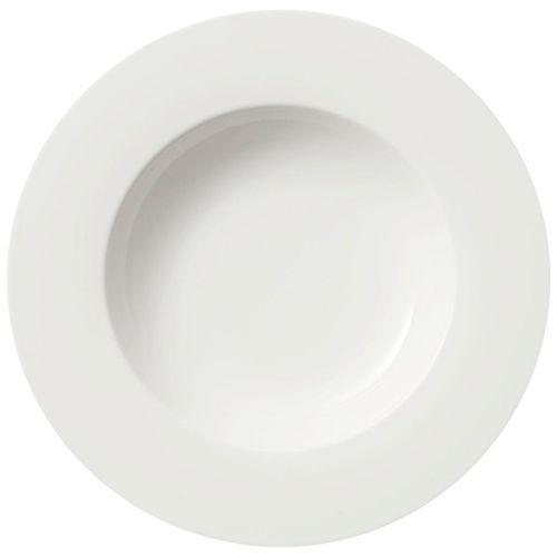 Villeroy & Boch Suppenteller Basic White , Weiß , Keramik , Uni , rund , Essen & Trinken, Geschirr, Teller, Suppenteller