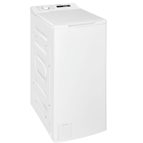 EXQUISIT Waschmaschine Toplader, Energieeffizienz: A (A-G), weiß, B:40cm H:87cm T:64cm, Waschmaschinen, 7,5 kg, 15 Programme, Restlaufzeitanzeige, Kindersicheruing