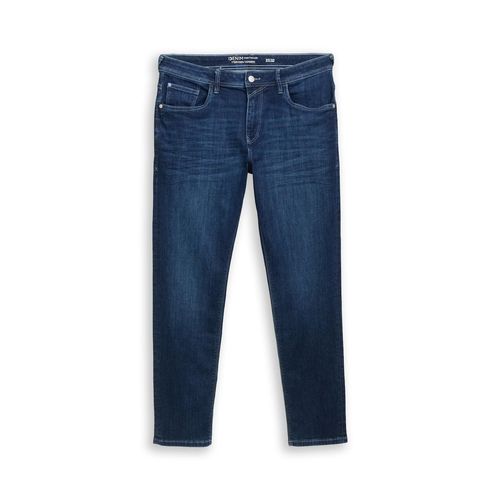 TOM TAILOR DENIM Herren TTBRYDEN TAPERED Jeans mit Stretch, blau, Uni, Gr. 32/32