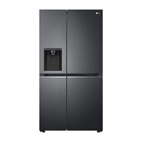 LG SidebySide mit Door-in-Door® Eis, Crushed Ice und Wasserspender 635 Liter Kapazität Energieeffizienzklasse E Interner Wassertank 4L Matte Black GSJV71MCLE GSJV71MCLE