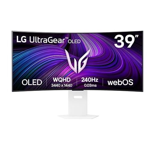 LG UltraGear™ curved SmartGamingMonitor 39 ″ OLED 240 Hz WQHD webOS, 0,03 ms (GtG), 240 Hz, Display HDR True Black 400 39GX90SAW