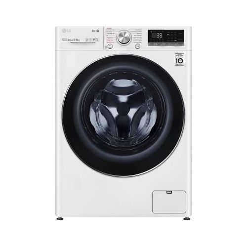 LG LG Waschtrockner Weiß (E/A, 9 kg / 6 kg, 1.360 U./Min.) mit Steam & TurboWash® 360° V7WD96H1A V7WD96H1A