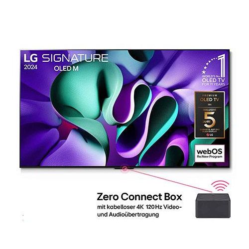 LG True Wireless 97″ OLED AI M4 Smart TV mit 4K Video und Audioübertragung OLED97M49LA