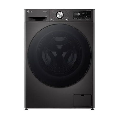 LG LG Waschmaschine Schwarz Slim Fit (EEK A10%*, 9 kg, 1.160 U./Min.) mit AI DD® & TurboWash®360° F2V7SLIM9B F2V7SLIM9B