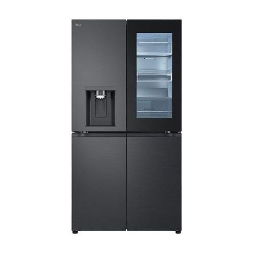 LG MultiDoor Kühlschrank mit InstaView® (E, 638L, 179,2cm hoch) mit Eis, Crushed Ice und Wasserspender & Craft Ice GMG960EVEE GMG960EVEE