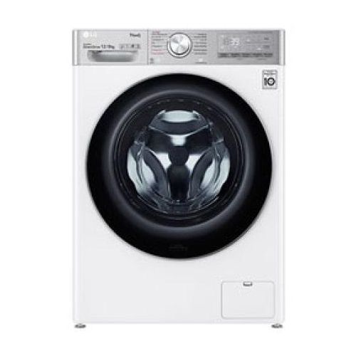 LG LG Waschtrockner (12 kg / 8 kg, 1400 U/Min.) mit ChromBullaugenring V9WD128H2 V9WD128H2