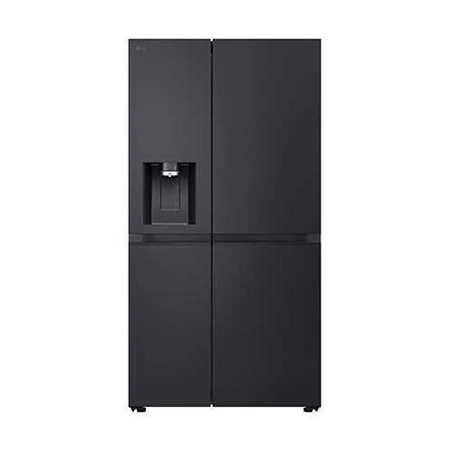 LG SidebySide Kühlschrank (B, 623L, 179cm hoch) mit Eis, Crushed Ice und Wasserspender & internem Wassertank GSLE91EVAB GSLE91EVAB