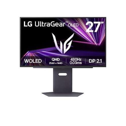 LG UltraGear™ 27” QHD OLED 480 Hz 0,03 ms G-SYNC® Compatible Gaming Monitor 27GX790A-B Schwarz Klasse F