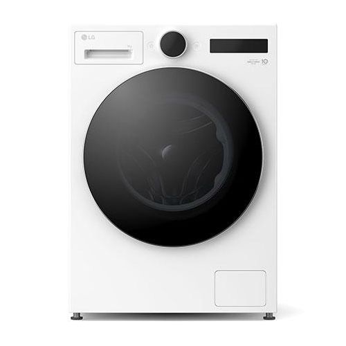LG Waschmaschine Weiß (A55%*, 9 kg, 1.350 U./Min.) mit AI DD® & TurboWash®360° F4WX9092 F4WX9092