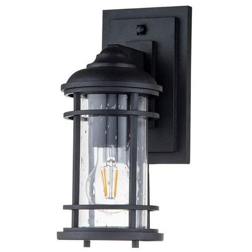 Casa Padrino Luxus Außenwandleuchte Schwarz H. 29,2 cm - Luxus Außenbeleuchtung
