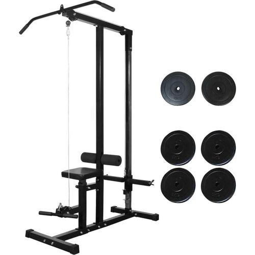 Prolenta Premium - Fitnessstation mit Gewichtsscheiben 40 kg