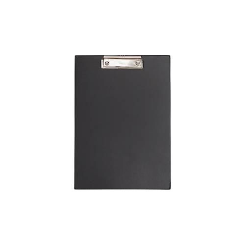 Klemmbrett Maul MAULpoly, A4-Hochformat, Klemmweite 8 mm, aufhängbar, L 320 x B 230 x H 13 mm, Karton/Polypropylen, recycelbar, schwarz