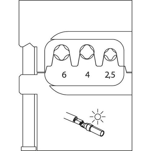 GEDORE 8140-23 Modul-Einsatz für Solarlok, 2078082