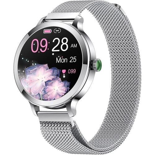 Smartwatch für Frauen mit Bluetooth-Anruf für iPhone und Android-Telefone, Fitness-Tracker-Uhr mit Anruf-/Entgegennahmefunktion wasserdicht