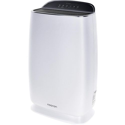 CADR 200 m3/h, bis 45 m2, HEPA (99,97%), Kohlefilter, Photokatalytischer Filter + UV-Filter, Ionisator, Luftqualitäts-Farbfeedback, Leise Schlafmodus,