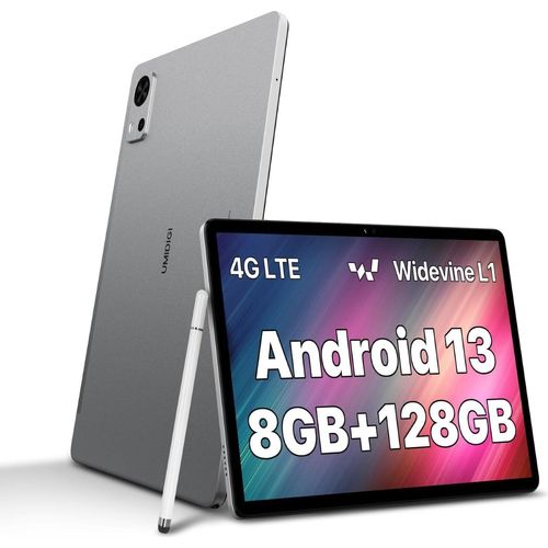 Tablet 10,1 Zoll Android 13 Tablet, G5 Tab Tablet, 8GB+128GB(TF 1TB),Octa Core,Widevine L1 Gaming Tablet,6000mAh Akku,13MP+8MP, 4G-LTE/Dual SIM/GPS