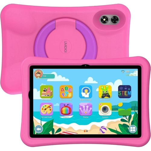 Kinder Tablet 10.1 Zoll HD, G1 Tab Kids Tablet Android 13, 8GB(4+4)+64GB/TF 1TB Quad-Core,Elterliche Kontrolle, 6000mAh, WiFi 6/BT5.0, Augenschutz