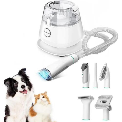 Tierhaarschneider mit Absaugung - P20 - Kabelgebunden - Leistung 350 W - Saugstufen 10/7/5 kPa - Leise 70/65/60 dB - Max. Saugleistung 24 W - Weiß