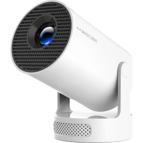 Mini-Projektor, 8K-Unterstützung, WiFi6-Kompatibilität, HY300 Pro Neu -Weiß, EU Stecker-a