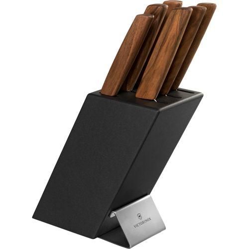Victorinox Swiss Modern Messerblock Buchenholz 6 tlg.