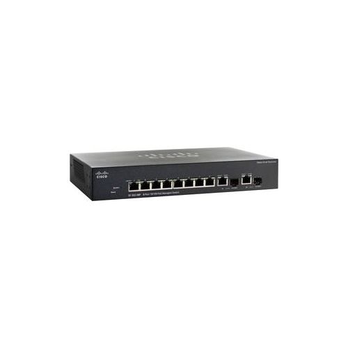 Cisco SF302-08P, L3, gemanaged, 8000 Eintragungen, 10/100 Mbps, 5,6 Gbit/Sek, HTTP/HTTPS/TFTP