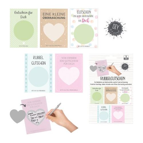 Rubbelkarten-Set GUTSCHEIN