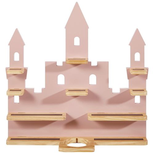 Ben'n'jen Regal , Natur, Pink , Holz , Kiefer , massiv , Abstraktes , 9 Fächer , 58x59x15 cm , FSC , Typenauswahl, Toniebox und tonies®-Figuren