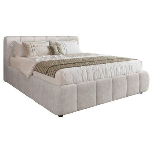 Boxxx Polsterbett , Creme , Holz , Hainbuche , 160x200 cm , Schlafzimmer, Betten, Polsterbetten