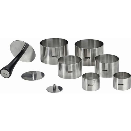 Gefu Speisering Formidable , Edelstahl , Metall , rund , rostfrei , Backen, Backformen, Backformen-Sets