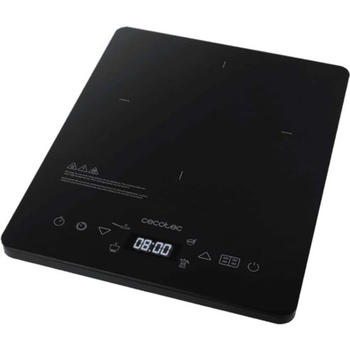 Cecotec Kochplatte Tragbare Induktionskochplatte Full Crystal Onyx