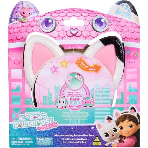 Spinmaster Rollenspiel Gabby's Dollhouse: Der Film - Interaktiver Miau-tastischer Katzenohren-Haarreif
