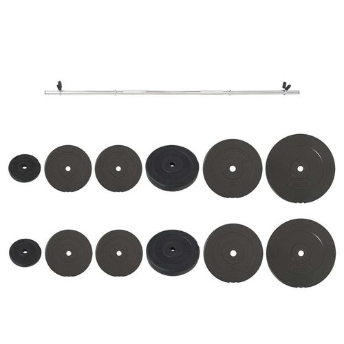 Maison Exclusive Langhantel mit Gewichten 90 kg