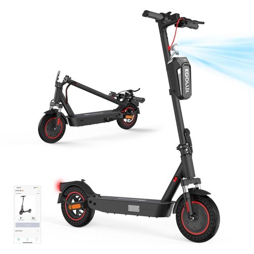 E Scooter mit Straßenzulassung 30-35km Reichweite 10Zoll Reifen Elektroroller