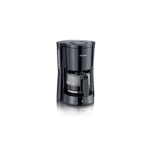 SEVERIN Filterkaffeemaschine 4815, 10 Tassen (1,25 l), 1.000 W, Schwenkfilter mit Tropf‑Stopp, spülmaschinengeeigneter Filtereinsatz, Warmhalteplatte, Schwarz