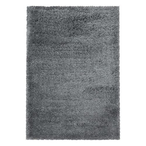Hochflorteppich Fluffy 3500 Lightgrey , Hellgrau , Textil , Uni , rechteckig , 80x150 cm , Oeko-Tex® Standard 100 , für Fußbodenheizung geeignet,