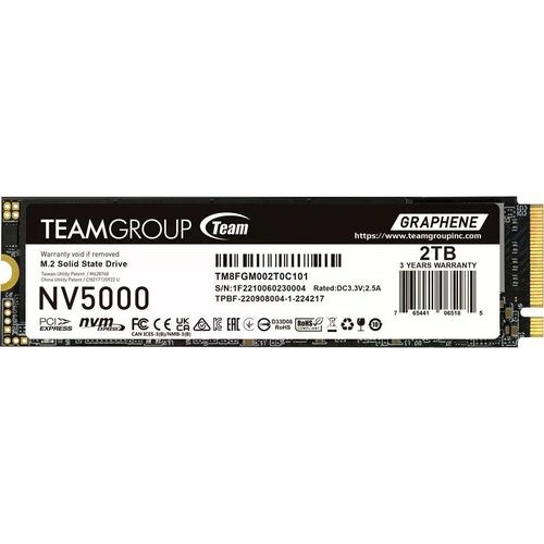 SSD Teamgroup 2TB NV5000 TM8FGM002T0C101 PCIe M.2 PCIe 4.0 x4