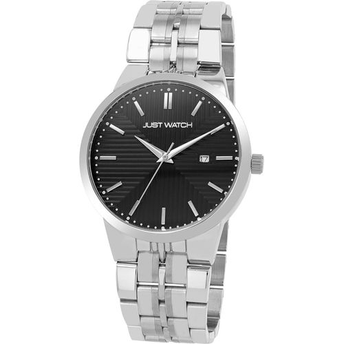 Watch For Herren mit Edelstahlarmband, Datumsanzeige 22 cm lang 24 mm breit 42 mm Geschenkidee für Männer Zuverlässiges Quarzuhrwerk