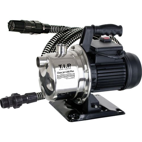 T.I.P. Gartenpumpe Clean Jet 1300 Plus mit Kit Fördermenge: 4.400 l/h