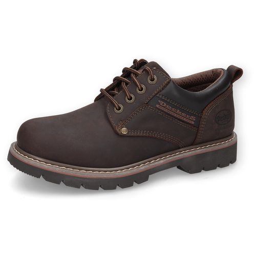 Schnürschuh DOCKERS BY GERLI, Herren, Gr. 44, braun, Leder, Schuhe, Trekkingschuh, Trachtenschuh mit Profilsohle