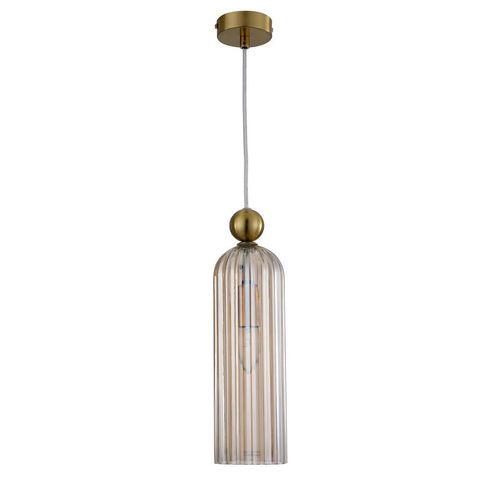 Hängeleuchte Piega , Bernstein , Glas , 150 cm , RoHS , Lampen & Leuchten, Innenbeleuchtung, Hängelampen, Pendelleuchten