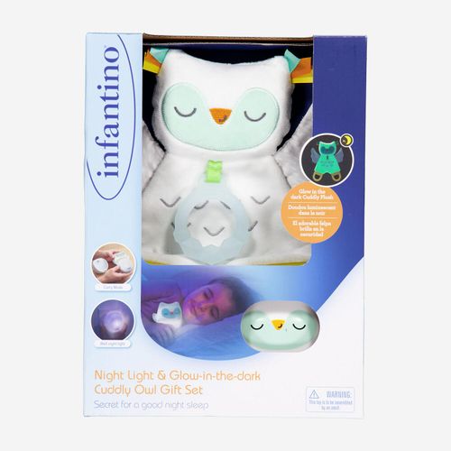 2-teiliges weißes Nachtlicht-Geschenkset